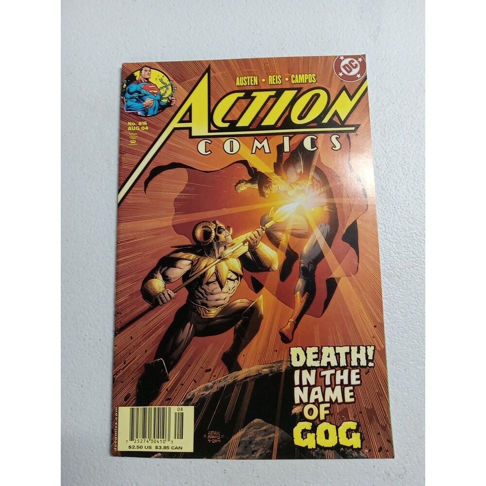 DC Comics Action Comics #816 Death! In the Name of Gog 2004 Superman Gog